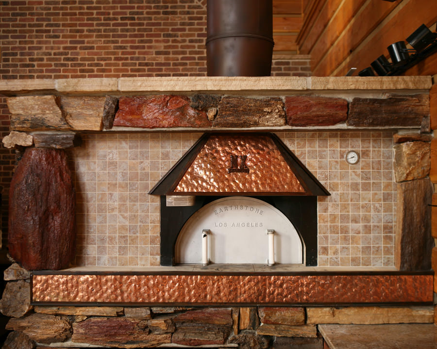 Copper Accented Pizza Hood