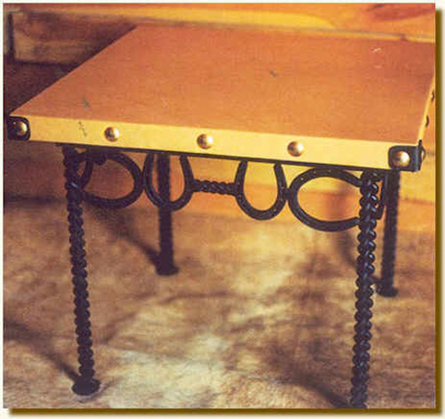 Horseshoe End Table