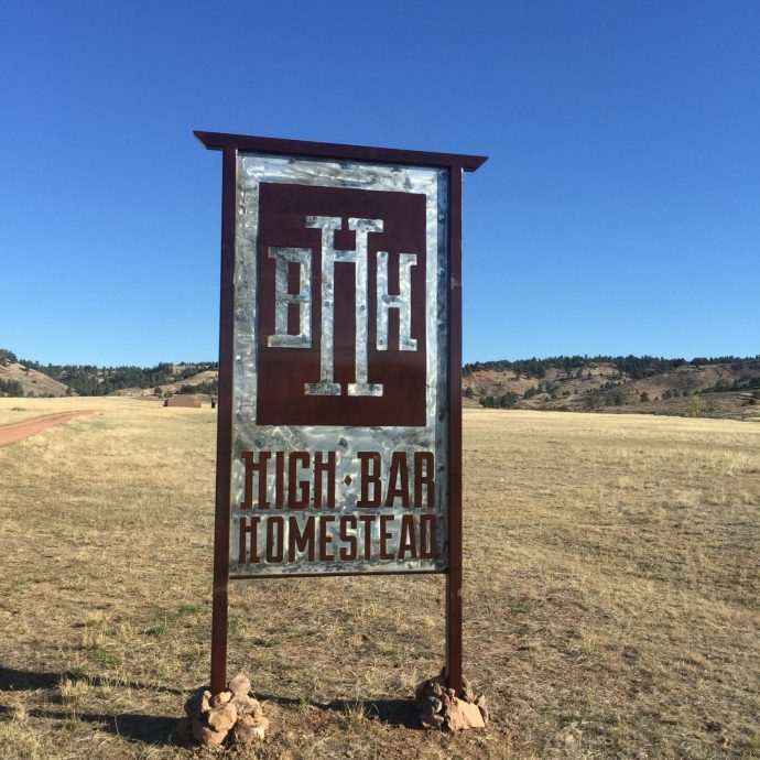 High Bar Homestead sign A2